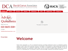 Tablet Screenshot of davidcarverassociates.co.uk